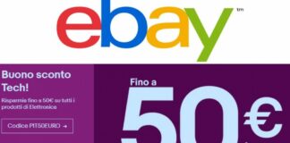 Coupon per la Festa del Papà su Ebay: 5% di sconto nella sezione Tech