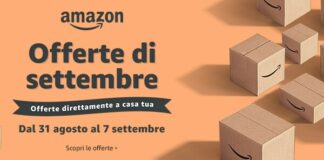 Offerte del giorno Amazon: partono le offerte di settembre!