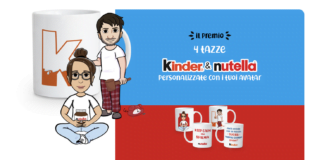Nutella e Kinder regalano ogni giorno 100 kit di tazze con Avatar