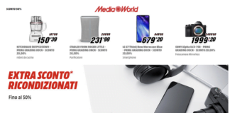MediaWorld offre il 50% sui prodotti ricondizionati