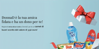 DonnaD e i buoni Sconto in palio per Dixan, Pril, Bref e Vernel: come averli gratis