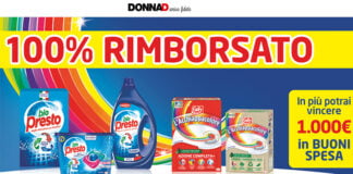 Detersivi gratis con il rimborso 100%: Henkel regala Bio Presto e L’Acchiappacolore