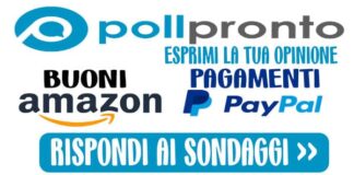 Sondaggi per guadagnare soldi: ecco PollPronto che regala 4€ gratis e buoni Amazon