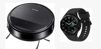 Amuchina regala gratis aspirapolvere smart e un Galaxy Watch di Samsung