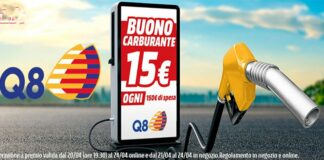 MediaWorld regala boni carburante Q8 da 15 euro, ecco come averli