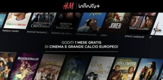 Infinity+ in regalo per un mese: ecco la nuova promo di H&M