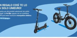 Unieuro, compra un prodotto in promo e ricevi gratis una bici o un monopattino