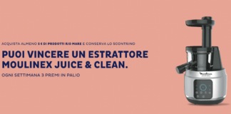 RIO Mare: il nuovo concorso che mette in palio 3 estrattori Moulinex a settimana