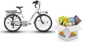 Bici elettrica Atala gratis o un kit di prodotti con Cèrèal e Melarossa