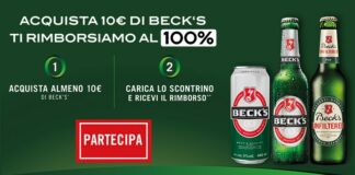 Beck’s, ecco come ricevere un rimborso del 100% sulla birra