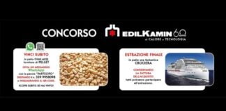 Nuovo concorso Edilkamin, si vincono 100.000 Kg di pellet e una crociera