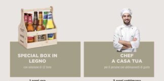 Peroni vi fa vincere 639 special box e Chef a domicilio