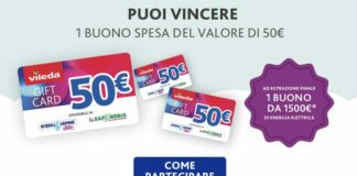 Vileda regala 1500€ di buono per pagare le bollette