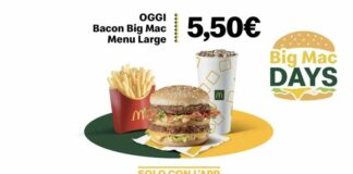 Mc Donald’s, arrivano i Big Mac Days dall’11 al 13 settembre