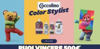 Vinci 500 euro gratis per il suo armadio con Coccolino Color Twist