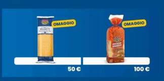 Spaghetti e pane sandwich in regalo con l’app Eurospin