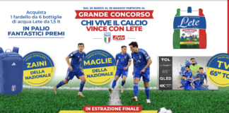 Zaini e maglie dell’Italia con Lete, ecco il concorso nuovo Zaini e maglie dell'Italia con Lete, ecco il concorso nuovo