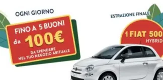 Così puoi vincere una FIAT 500, ecco il nuovo concorso