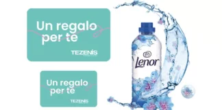 Lenor, il nuovo concorso regala card Tezenis da 50 €