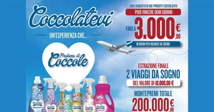 Coccolatevi 2024, il concorso che offre premi per 200.000 EURO