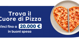 Cameo: se trovi la pizza a forma di cuore, vinci fino a 20.000€