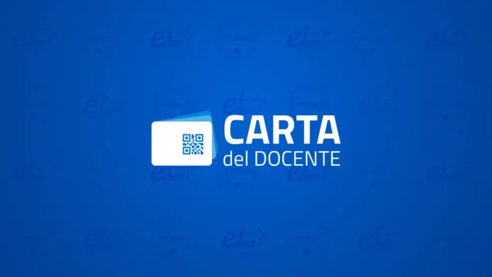 Carta del docente disponibile per l'anno 2024/2025: ecco come usarla