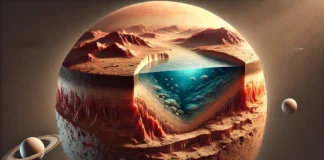 Marte potrebbe nascondere un oceano sotto la sua superficie Marte potrebbe nascondere un oceano sotto la sua superficie