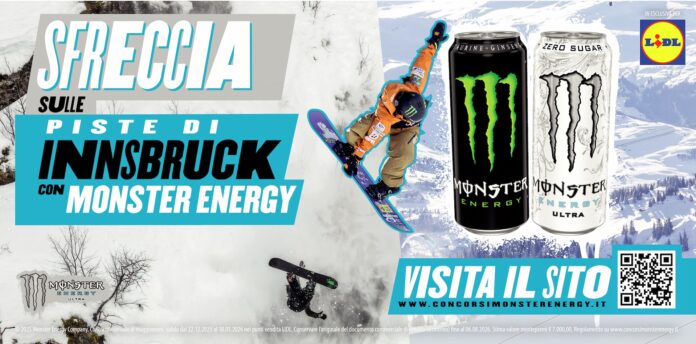 Concorso Monster mette in palio un viaggio a Innsbruck da 7.000 euro