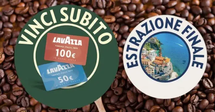 Lavazza lancia il concorso Amalfi, in palio buoni spesa e weekend