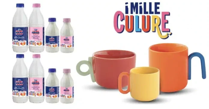 Berna I Mille Culure, in Campania premi giornalieri con latte e tazze in porcellana