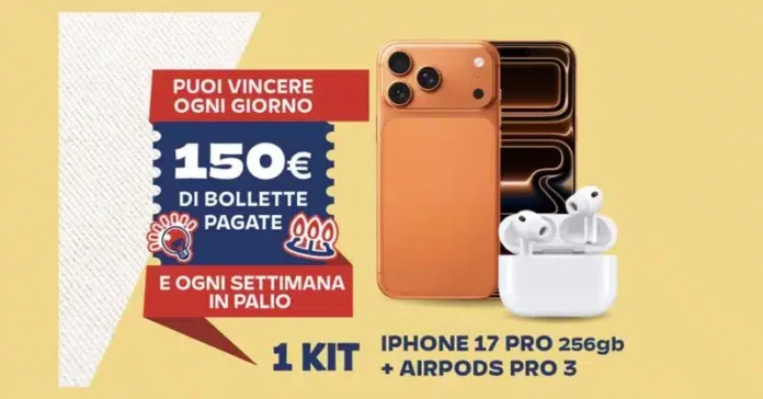 Divella Pasta e Vinci: in palio iPhone 17 Pro e voucher per le bollette