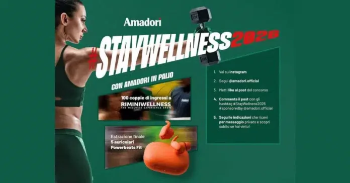 Amadori StayWellness concorso: ingressi Rimini Wellness e auricolari in palio