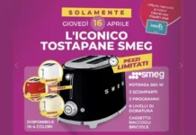 Smeg tostapane: da Tigotà arriva l’offerta a 39 euro con FideliTì