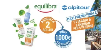 Equilibra concorso vacanza: Zanzibar e buoni viaggio da 1.000 euro Equilibra concorso vacanza: Zanzibar e buoni viaggio da 1.000 euro