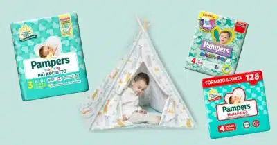 Pampers Tenda Indiana, concorso attivo con 60 premi in palio