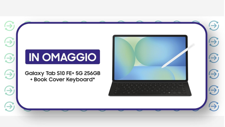 Offerta Samsung: compra Galaxy S26 Ultra, ottieni Galaxy Tab S10 FE+ gratis
